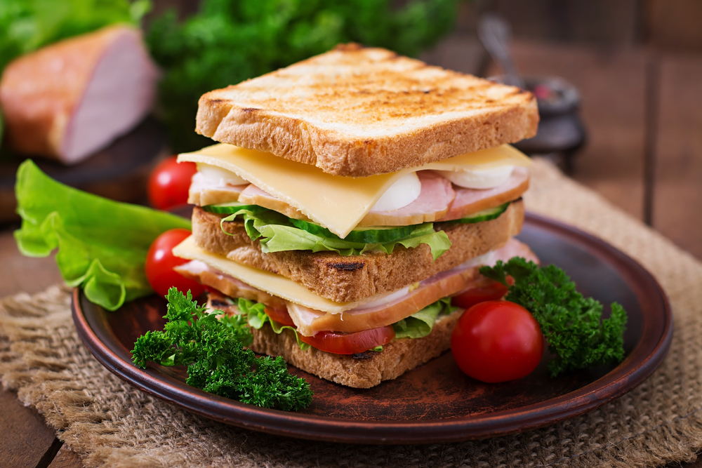 sandwich with vegetables
